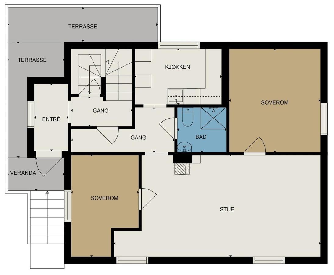Central Trainstation Apartment Narvik Luaran gambar